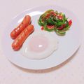 まあまま☆0403's cooksnap of when they made お弁当。ピーマンおひたし。.