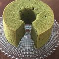 eitamama☆'s cooksnap of when they made 和✿抹茶小倉シフォンケーキ（栗入り）.