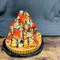 オズサム's cooksnap of when they made ナッツタルトのクロカンブッシュ.