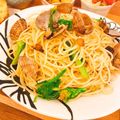 のんちごはん♡'s cooksnap of when they made 菜の花とアサリの春パスタ♡.
