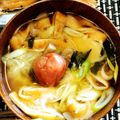 シシュポス's cooksnap of when they made 簡単！梅干し入り即席みそ汁.