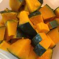 筋肉リズミカル's cooksnap of when they made ＊レンジで簡単＊南瓜の茹で方＊.
