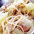 まめひな's cooksnap of when they made 簡単♡ランチに♡サバ缶とキャベツのパスタ.