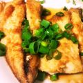 lalala11's cooksnap of when they made さばの香味ソースかけ.