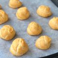まゆこ．Ｍ's cooksnap of when they made 37㌍♪米油のシュークリーム.