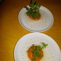 Iris77☆彡☆彡's cooksnap of when they made 水栽培で育てるニンジンの葉っぱ.