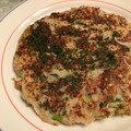 クックIB82OG☆'s cooksnap of when they made 長芋とキャベツのお好み焼き風.