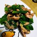 ミニマフィン's cooksnap of when they made 菜っ葉とツナを辛子醤油で食べると美味いよ.