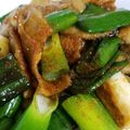 エスペロス's cooksnap of when they made 鶏皮葱の甘醤油.
