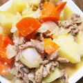 aiaiiwashi's cooksnap of when they made 新じゃが新玉で!豚ばら肉の肉じゃが.