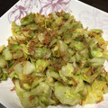 ゆきこすす's cooksnap of when they made 簡単春キャベツとオキアミ（小エビ炒め.