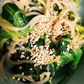 ■茉莉■'s cooksnap of when they made メタボ対策ホウレン草と糸コンのゴマ和え♪.