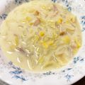 yukaboon's cooksnap of when they made あっさり美味しい♡豆乳ミルク野菜スープ♡.