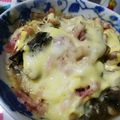 ユーロン's cooksnap of when they made レンチンで♡舞茸とベーコンのまよチーズ.