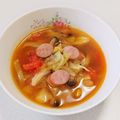 めいめい☆☆☆'s cooksnap of when they made 野菜嫌いな子供が完食するスープ.