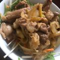 クラクラリネット's cooksnap of when they made タレが決め手！野菜たっぷり豚丼♪.