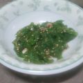 Yount's cooksnap of when they made パッと一品！わさび菜のサラダおひたし.
