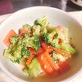 はるにゃ❀'s cooksnap of when they made ブロッコリーと人参のごま和え.