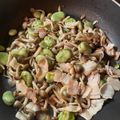 みのり921's cooksnap of when they made お弁当やおつまみに☆そら豆とベーコン炒め.