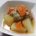 10000kcal's cooksnap of when they made 【活力鍋】豚こま大根人参煮物.