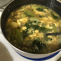 gucci12's cooksnap of when they made 生姜が決め手☆青梗菜と卵のとろみスープ.