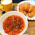 どらど～ら's cooksnap of when they made 豆のミネストローネ♪簡単トマト缶水煮大豆.