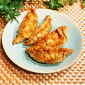 なつき☆ミ's cooksnap of when they made 大葉と梅とかまぼこの揚げ餃子☆.