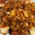 たかともしゃん's cooksnap of when they made チキンソテーのたまねぎソース.