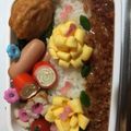 クックRGXK6P☆'s cooksnap of when they made キャラ弁☆デコ弁　簡単！春のお花畑弁当.