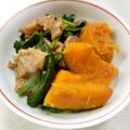 あっこ姉's cooksnap of when they made かぼちゃと豚肉とほうれん草の炒め煮.
