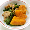 あっこ姉's cooksnap of when they made かぼちゃと豚肉とほうれん草の炒め煮.