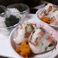 ruris7's cooksnap of when they made ふきのとうとベーコンのおにぎり.