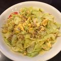 marimekkot's cooksnap of when they made キャベツとたまごのツナマヨソテー.