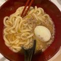 ぬこたん✩'s cooksnap of when they made 挽き肉あんかけうどん.