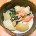 ステルトミチル's cooksnap of when they made トロトロ鮭とホウレンソウのクリーム煮.