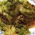 がいあ's cooksnap of when they made レタスとアンチョビにんにくのホットサラダ.