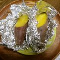 クック640TMZ☆'s cooksnap of when they made 魚焼きグリルで 焼き芋づくり.