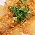 67luna's cooksnap of when they made 【農家のレシピ】大根と鳥ミンチの味噌炒め.
