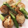y_u♡'s cooksnap of when they made ホタテのガーリックバター醤油炒め焼き♪.