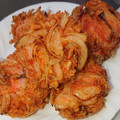 しまちゃんパパ's cooksnap of when they made 失敗なし玉ねぎと桜えびのサクサクかき揚げ.