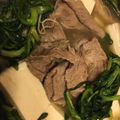 ミセスポンパドール's cooksnap of when they made 【春菊と牛肉、焼き豆腐のすき焼き煮込】.