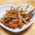 ももカピ's cooksnap of when they made 甘辛♡我が家の定番きんぴらごぼう.