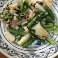 クック00N8WZ☆'s cooksnap of when they made 長芋と小松菜の炒め物♪.