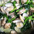 ひまりゆ！'s cooksnap of when they made 簡単！　あさりとほうれん草のバターいため.