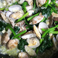 ひまりゆ！'s cooksnap of when they made 簡単！　あさりとほうれん草のバターいため.
