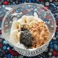 ☆hikonyan☆'s cooksnap of when they made ヨーグルトのバナナ黒胡麻添え.
