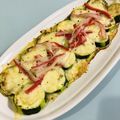 ミッキーこむぎ's cooksnap of when they made ズッキーニとベーコンとコーンチーズ焼き.