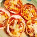 cook⭐MAYU⭐'s cooksnap of when they made 餃子の皮でパリパリピザ♪.
