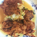 ☆みーい☆'s cooksnap of when they made ふんわり生地のちくわが入ったネギ焼き♡.