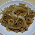 月と黒猫's cooksnap of when they made 豚こま切れ肉で炒めて 簡単 生姜焼き.